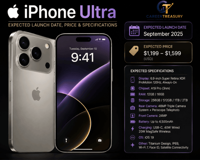 Apple iPhone Ultra: Expected Launch Date, Price & Specs